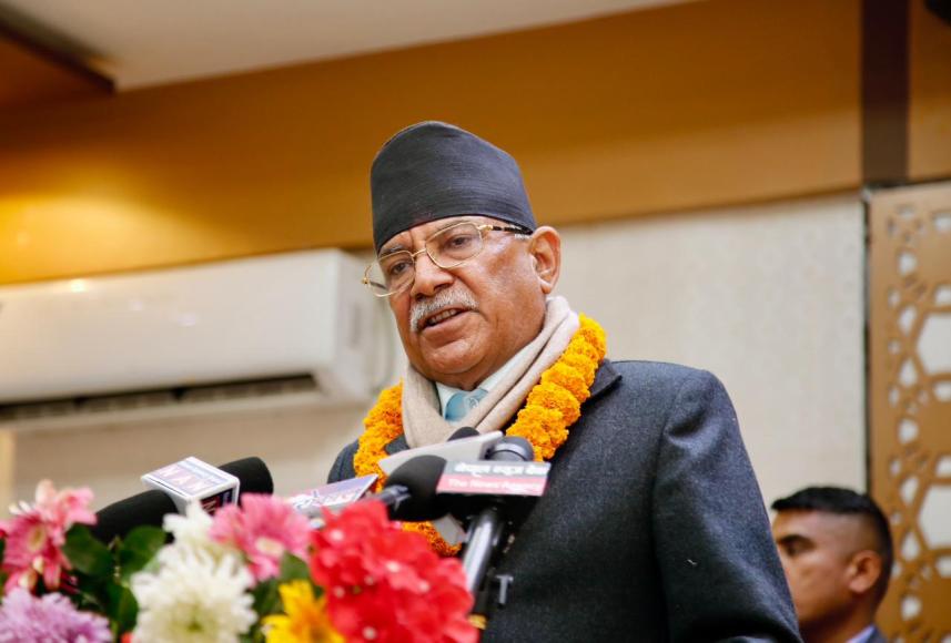 देश अझै संकटमा छ, दुर्घटनामा पर्न सक्छ : प्रचण्ड